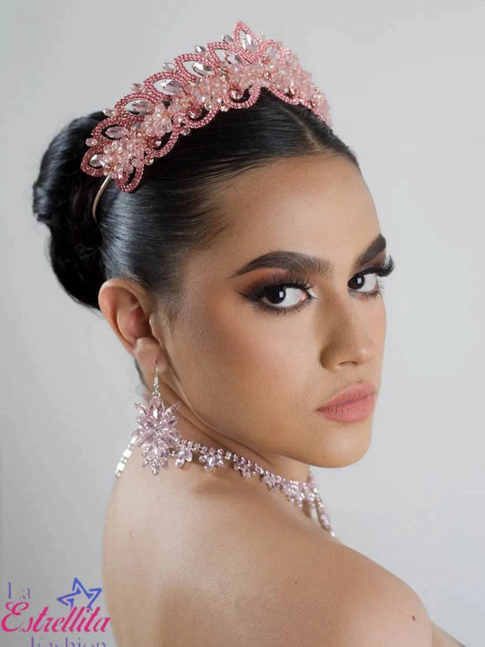 Crystalline Taper 15 Anos Quinceanera Crown