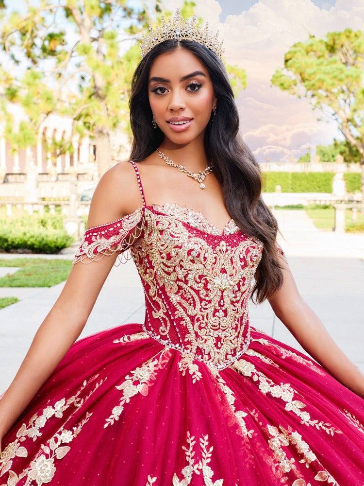 Sweetheart Lace Embroidery Floral Appliques Quinceanera Ball Gown