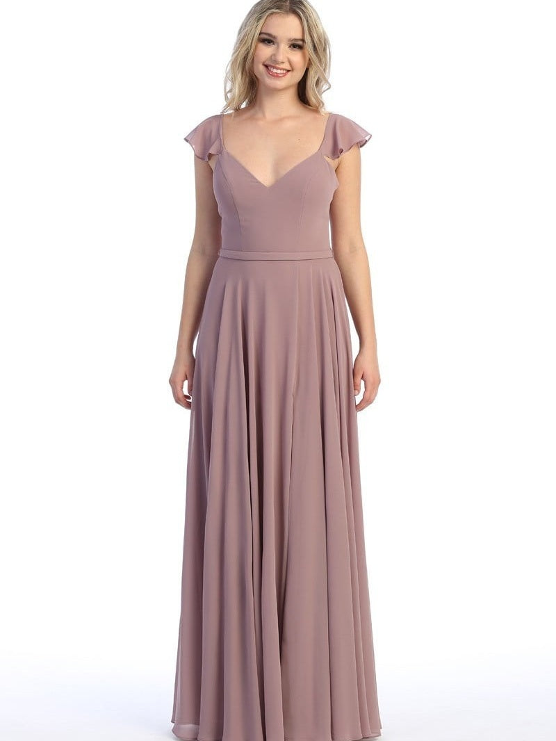 Classic Draped Sleeves Sweetheart Neckline Corset Back Bridesmaid Dress Burgundy / S Classic Draped Sleeves Sweetheart Neckline Corset Back Bridesmaid Dress Burgundy / S
