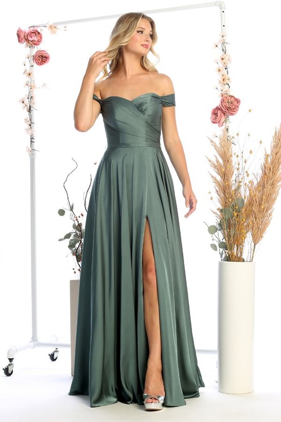 Semi Sweetheart Off The Shoulder Offset Prom Dress
