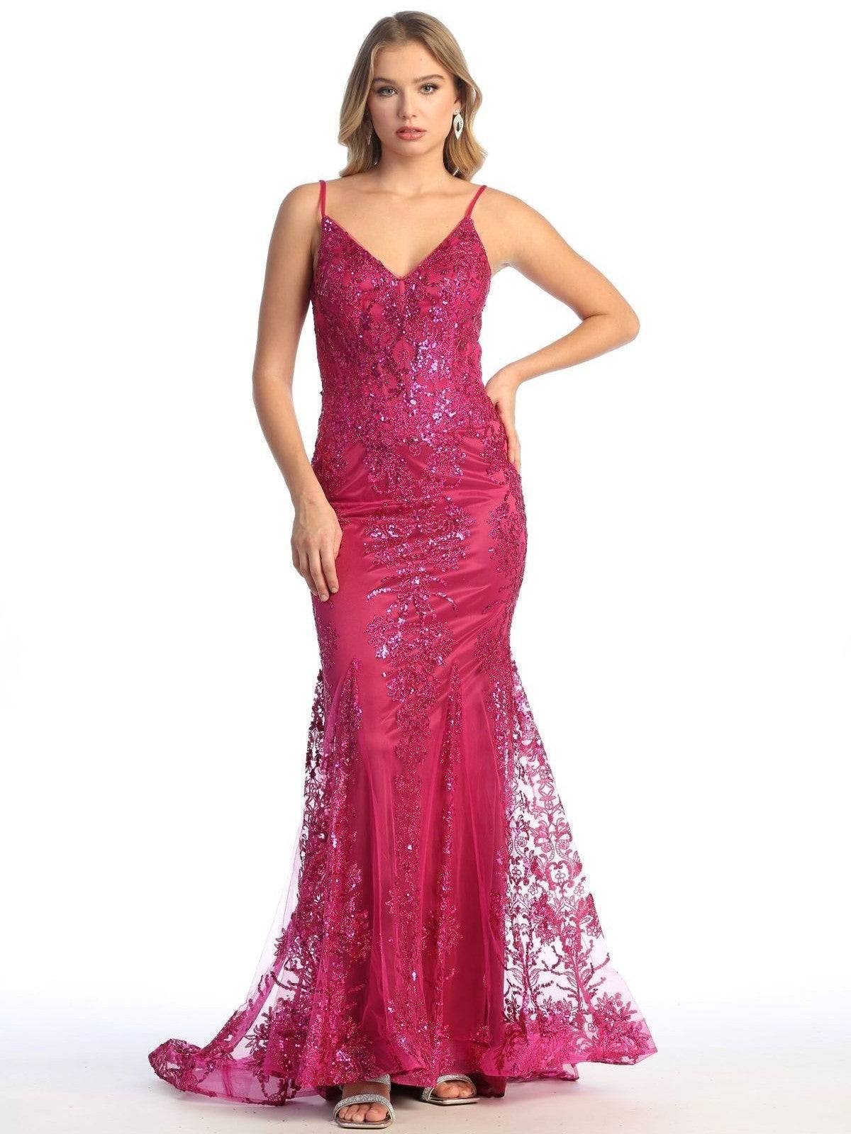 embroidered casual dress Red Sequin Embroidery Sweetheart Quinceanera Dresses – Lisposa main image 0