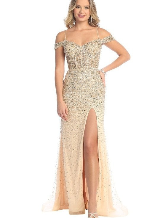 Elegant Sequin-Embroidered Sweetheart Neckline Offset Skirt Prom Dress – La  Estrellita Fashion