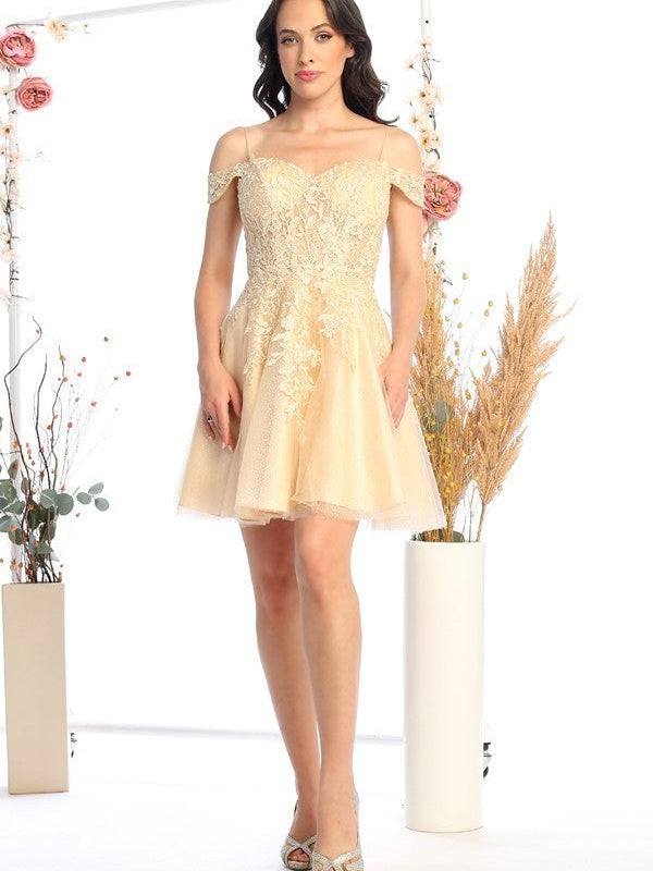fashion usa dresses Black Tulle Prom Dress Long with Slit On Sale-Bridelily