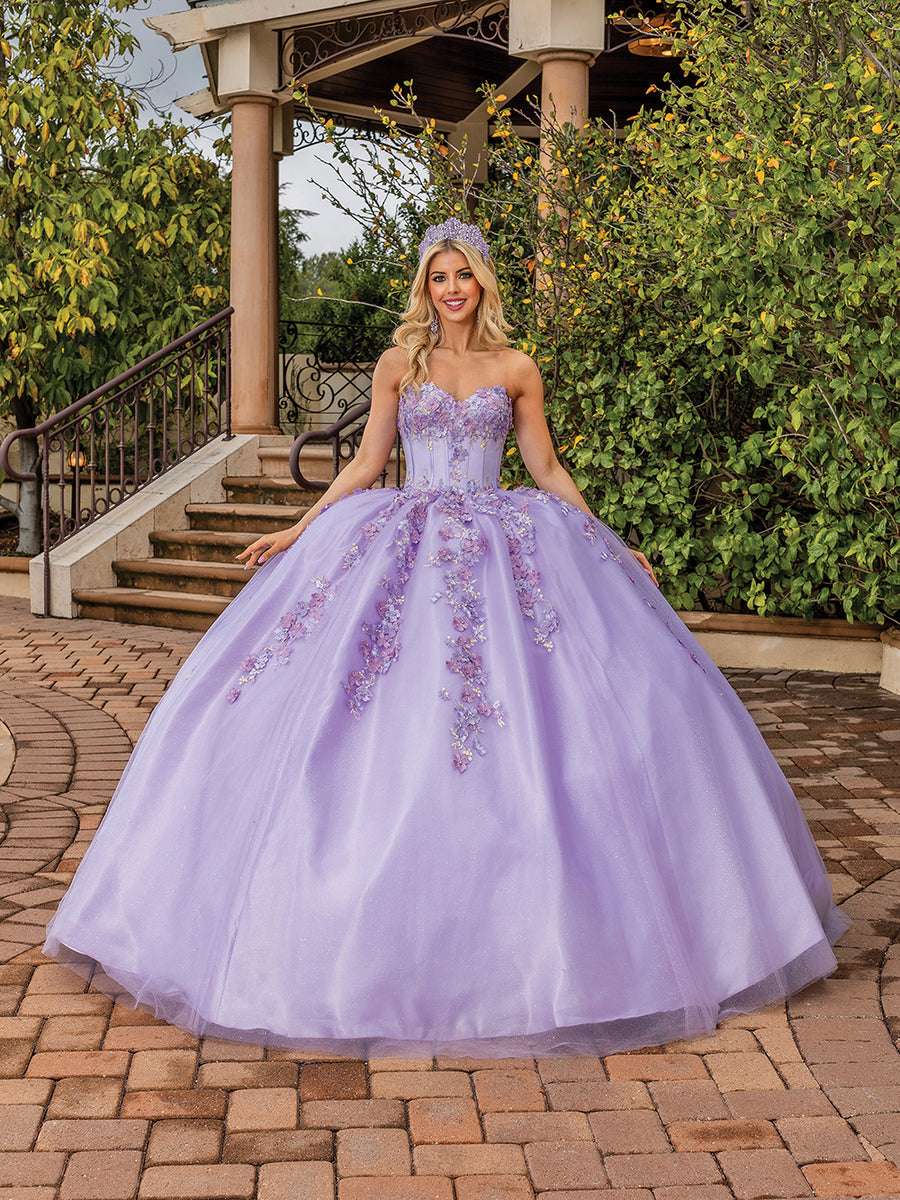 Sweetheart Classic Tulle Strapless Quinceanera Ball Gown