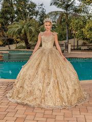 Stunning Embellished Beaded Quinceanera Ball Gown