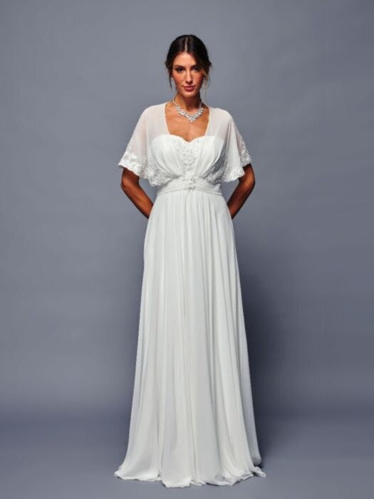 Elegant Sheer Ruffle Sleeves Delicate Details Sophisticated Silhouette Mother of The Bride Dress Champagne / 3XL