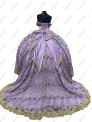 Sparkling 3D Floral Quinceanera Dress