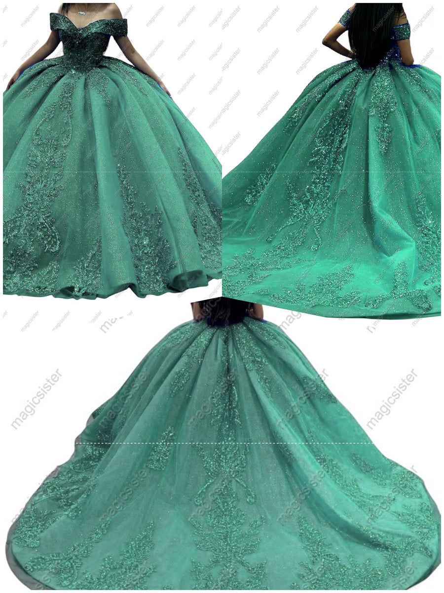 Radiant Sweetheart Embroidered One Color Quinceanera Charro Dress