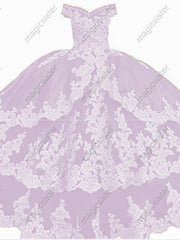 Embroidered Charro Layered Quinceanera Ball Gown