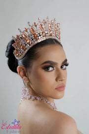 Dazzling Tall Embellished 15 Anos Quinceanera Crown