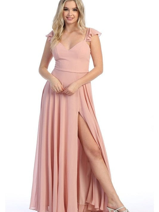 Classic Draped Sleeves Sweetheart Neckline Corset Back Bridesmaid Dress Burgundy / S Classic Draped Sleeves Sweetheart Neckline Corset Back Bridesmaid Dress Burgundy / S