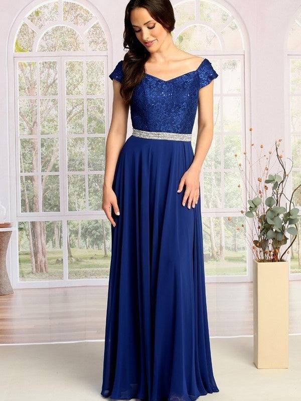 Womens Exquisite Lace Embroidered Sweetheart Neckline Rhinestone Belt Evening Dress Dusty Blue / XL Womens Exquisite Lace Embroidered Sweetheart Neckline Rhinestone Belt Evening Dress Dusty Blue / XL