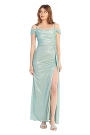 Long Elegant Off The Shoulder Fitted Offset Ruched Prom Dress 2026
