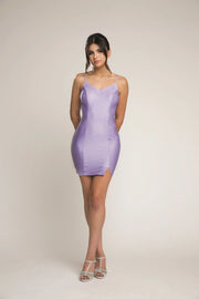 Mini Fun Illusion Neckline Short Cocktail Party Dress