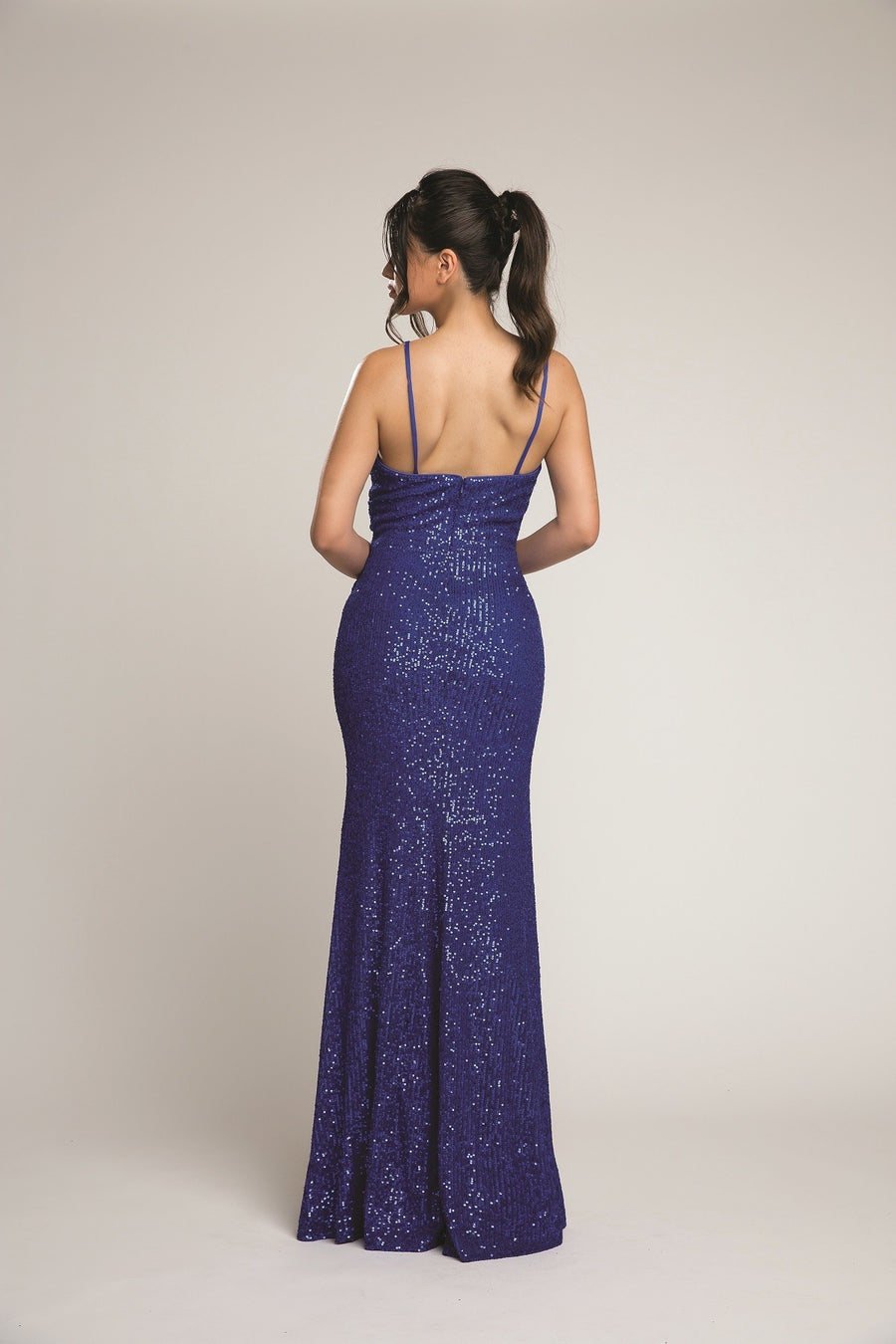 Sparkling Elegant Offset Strapless Prom Dress