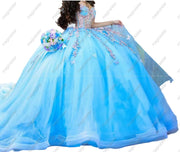 Tulle Quinceanera Ball Gown