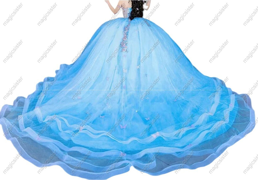 Tulle Quinceanera Ball Gown