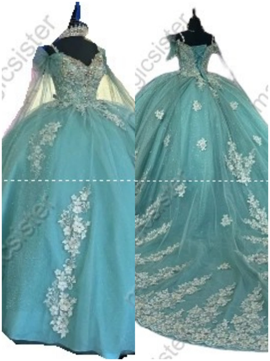 Enchanting Long Train Sweetheart Floor Length Sleeve Quinceanera Ball Gown