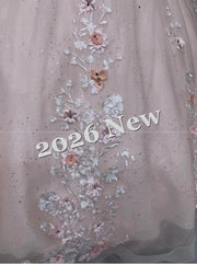 Floral 2026 Quinceañera Ball Gown with Embroidery & Full Skirt Multi-Color 15 Anos Dres